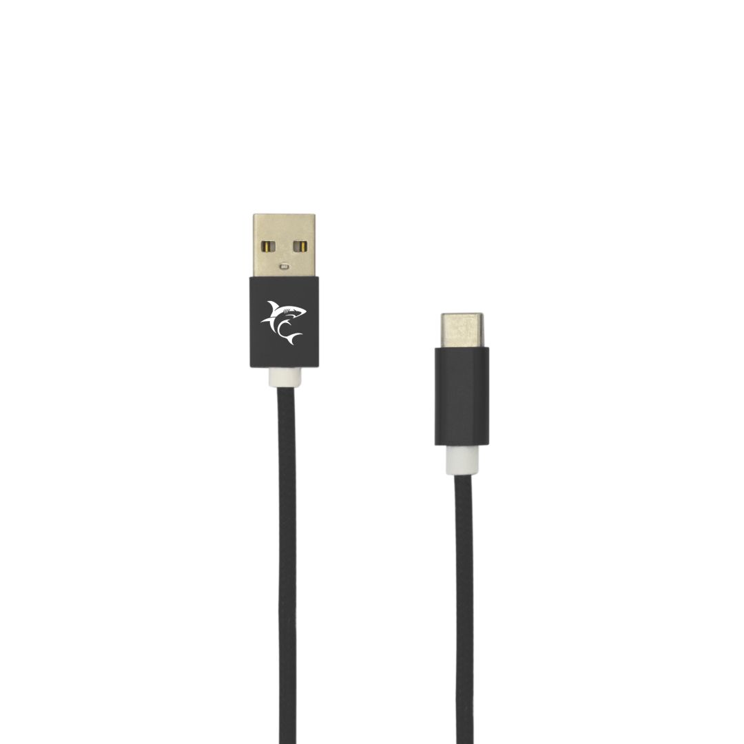 White Shark - White Shark Adder USB-A to USB-C Cable 2m Black (W029807)