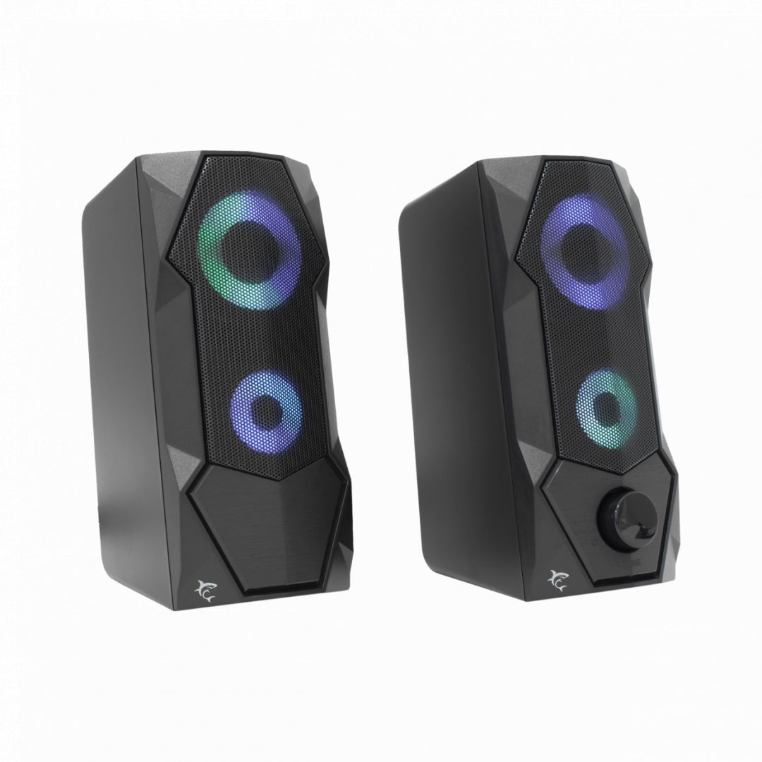 White Shark Flow RGB Speaker Black (GSP-634)