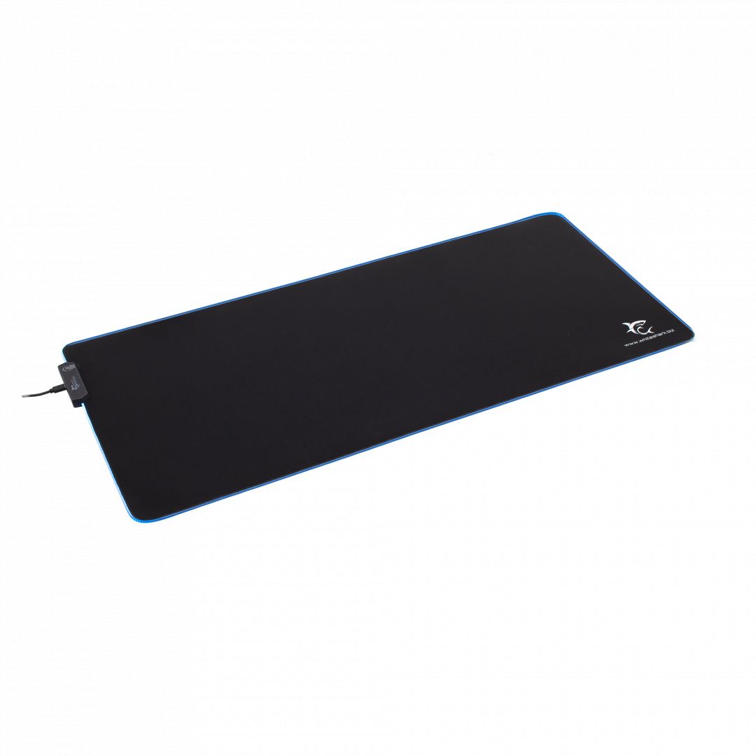 White Shark MP-1861 Luminos RGB Gaming XL Egérpad Black (MP-1861)
