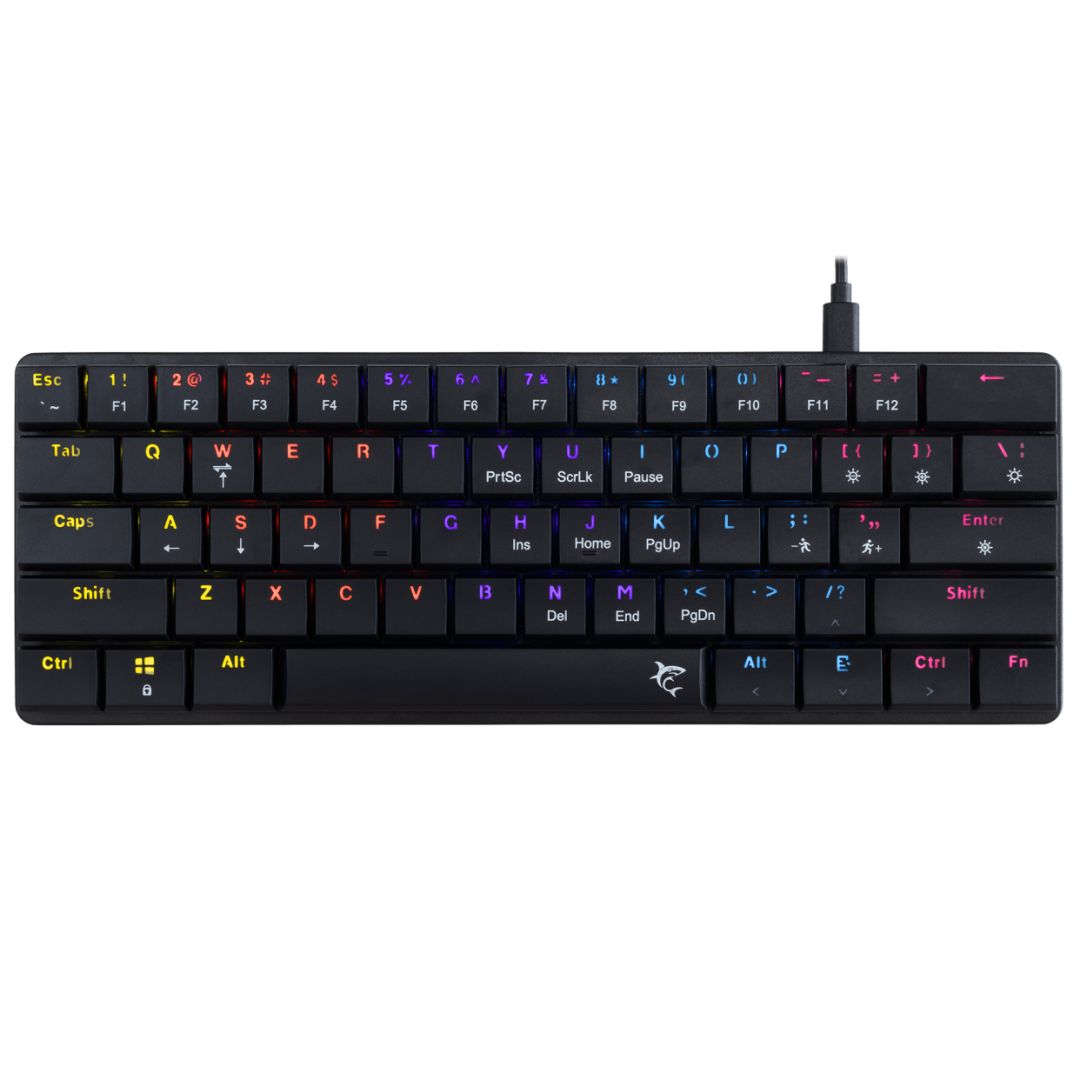 White Shark Nagamaki RGB Gaming keyboard Black US (GK-006111-B/R-US)